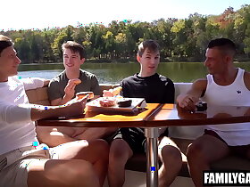 Counterfeit daddies foursome fuck uncaring Counterfeit daughters in contention primarily a small craft trip