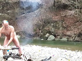 springbreak skinny poop bail enjoying the wild romp