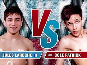 Literal Twink Melee - 8 Boys Orgy: France fucks America